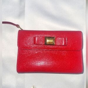 Miu Miu Red Leather Women's Wallet